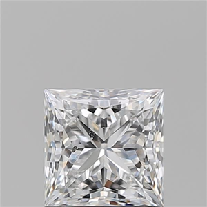 Foto Diamante Natural 1.20 quilates, Princesa , Color D, claridad SI2 y certificado GIA de