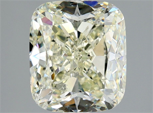 Foto Diamante Natural 2.70 quilates, Del cojín , Color L, claridad SI2 y certificado HRD de