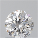 Natural Diamond 0.50 Carats, Round with Excellent Cut, D Color, SI2 Clarity and Certified by GIA