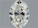 Natural Diamond 1.50 Carats, Oval with  Cut, H Color, VS1 Clarity and Certified by GIA