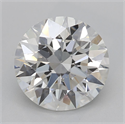 Diamante Natural 2.20 quilates, Redondo , Color H, claridad SI1 y certificado GIA