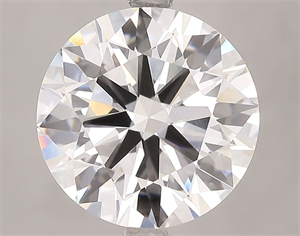 Picture of Lab Grown Diamond 5.01 Carats, Round with Ideal Cut, E Color, VVS2 Clarity and Certified by IGI