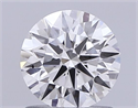 Lab Grown Diamond 0.92 Carats, Round with Ideal Cut, F Color, VS1 Clarity and Certified by IGI