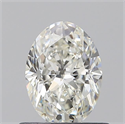 Diamante Natural 0.71 quilates, Ovalado , Color H, claridad VVS1 y certificado GIA