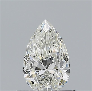 Picture of Natural Diamond 0.51 Carats, Pear with  Cut, H Color, SI1 Clarity and Certified by GIA