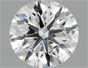 Del inventario de diamantes de laboratorio, 2.10 quilates, Redondo , Color E, claridad VS1 y certificado IGI