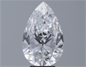 Natural Diamond 5.02 Carats, Pear with  Cut, D Color, FL Clarity and Certified by GIA