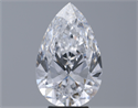 Diamante Natural 5.02 quilates, De pera , Color D, claridad FL y certificado GIA