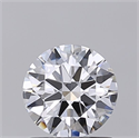 Lab Grown Diamond 1.02 Carats, Round with Excellent Cut, D Color, VVS2 Clarity and Certified by IGI