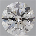 Lab Grown Diamond 3.07 Carats, Round with Ideal Cut, E Color, VS1 Clarity and Certified by IGI