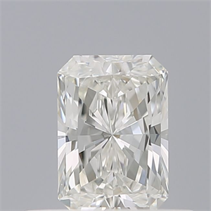 Picture of Natural Diamond 0.51 Carats, Radiant with  Cut, H Color, VVS1 Clarity and Certified by GIA