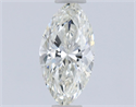 Natural Diamond 0.45 Carats, Pear with  Cut, J Color, VS2 Clarity and Certified by GIA