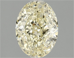 Picture of Lab Grown Diamond 2.10 Carats, Oval with  Cut, Fancy Intense Yellow Color, VS2 Clarity and Certified by IGI