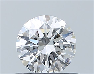 Picture of Natural Diamond 0.49 Carats, Round with Excellent Cut, E Color, VS2 Clarity and Certified by GIA