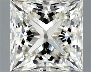 Picture of Natural Diamond 2.02 Carats, Princess with  Cut, J Color, IF Clarity and Certified by GIA