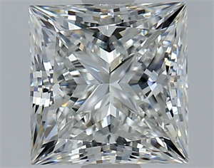 Picture of Natural Diamond 1.51 Carats, Princess with  Cut, G Color, VS2 Clarity and Certified by GIA
