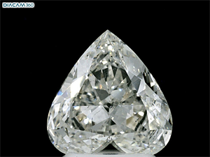Picture of Natural Diamond 2.26 Carats, Heart with  Cut, J Color, SI1 Clarity and Certified by GIA