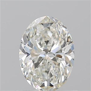 Picture of Natural Diamond 0.90 Carats, Oval with  Cut, I Color, VVS2 Clarity and Certified by GIA