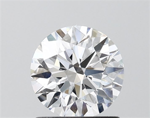 Picture of Lab Grown Diamond 1.04 Carats, Round with Ideal Cut, D Color, VVS1 Clarity and Certified by IGI
