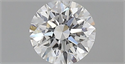 Natural Diamond 0.55 Carats, Round with Excellent Cut, D Color, VS2 Clarity and Certified by IGI
