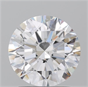 Natural Diamond 2.05 Carats, Round with Excellent Cut, D Color, SI2 Clarity and Certified by GIA