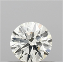 Natural Diamond 0.40 Carats, Round with Excellent Cut, J Color, VS2 Clarity and Certified by IGI