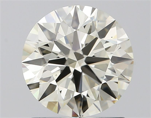 Picture of Natural Diamond 1.31 Carats, Round with Excellent Cut, K Color, VS1 Clarity and Certified by IGI