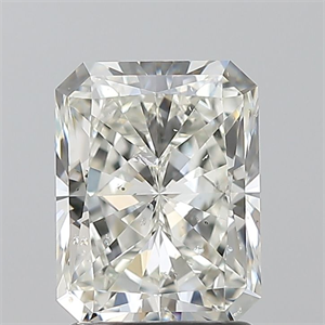 Foto Diamante Natural 2.01 quilates, Radiante , Color I, claridad I1 y certificado GIA de