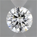 Lab Grown Diamond 1.01 Carats, Round with Ideal Cut, D Color, VVS1 Clarity and Certified by IGI