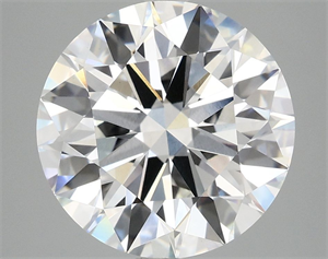 Picture of Lab Grown Diamond 5.10 Carats, Round with Ideal Cut, F Color, VVS2 Clarity and Certified by IGI