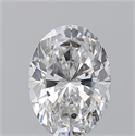 Natural Diamond 1.20 Carats, Oval with  Cut, F Color, SI2 Clarity and Certified by GIA