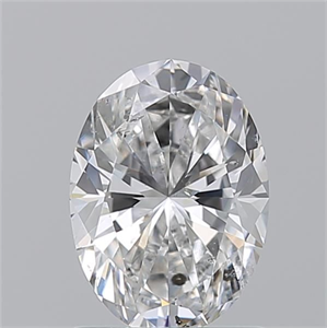 Picture of Natural Diamond 1.20 Carats, Oval with  Cut, F Color, SI2 Clarity and Certified by GIA