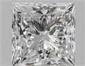 Diamante Natural 0.70 quilates, Princesa , Color F, claridad VS1 y certificado GIA