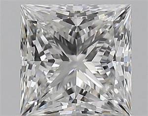 Foto Diamante Natural 0.70 quilates, Princesa , Color F, claridad VS1 y certificado GIA de