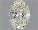 Natural Diamond 0.30 Carats, Oval with  Cut, H Color, SI1 Clarity and Certified by GIA