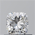 Natural Diamond 0.50 Carats, Cushion with  Cut, F Color, VS1 Clarity and Certified by GIA