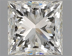 Picture of Natural Diamond 1.02 Carats, Princess with  Cut, J Color, VVS2 Clarity and Certified by GIA