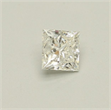 Natural Diamond 0.40 Carats, Princess with  Cut, I Color, VS1 Clarity and Certified by GIA