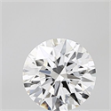 Lab Grown Diamond 1.09 Carats, Round with Ideal Cut, D Color, VVS1 Clarity and Certified by IGI