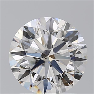 Foto Diamante Natural 1.70 quilates, Redondo , Color H, claridad SI1 y certificado GIA de