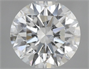 Natural Diamond 0.70 Carats, Round with Excellent Cut, F Color, SI2 Clarity and Certified by GIA