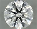 Natural Diamond 1.16 Carats, Round with Excellent Cut, L Color, IF Clarity and Certified by IGI