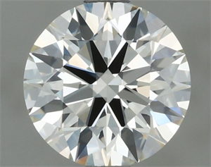 Picture of Natural Diamond 1.16 Carats, Round with Excellent Cut, L Color, IF Clarity and Certified by IGI