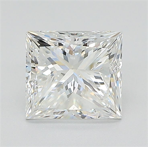 Foto Diamante Natural 1.60 quilates, Princesa , Color F, claridad SI2 y certificado GIA de