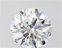 Lab Grown Diamond 1.26 Carats, Round with Ideal Cut, D Color, VVS2 Clarity and Certified by IGI