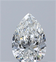 Diamante Natural 0.60 quilates, De pera , Color G, claridad SI1 y certificado GIA