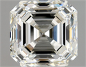 Natural Diamond 2.01 Carats, Asscher with  Cut, I Color, VVS2 Clarity and Certified by GIA