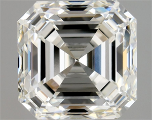 Picture of Natural Diamond 2.01 Carats, Asscher with  Cut, I Color, VVS2 Clarity and Certified by GIA