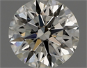 Natural Diamond 0.77 Carats, Round with Excellent Cut, I Color, VS2 Clarity and Certified by IGI