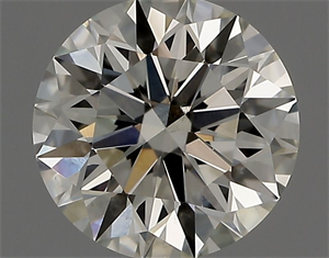 Picture of Natural Diamond 0.77 Carats, Round with Excellent Cut, I Color, VS2 Clarity and Certified by IGI